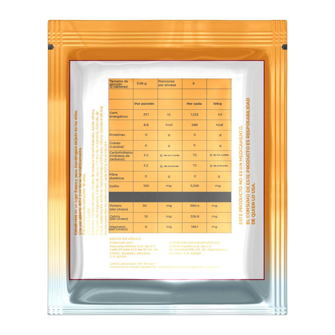 Salties Masticables caja c/16 pz NARANJA