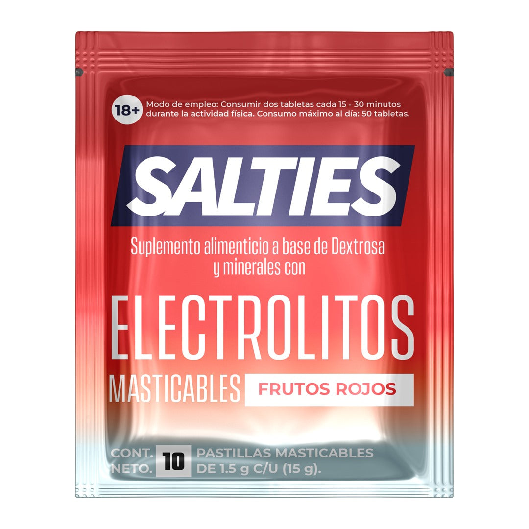 Salties Masticables c/10 c/16 pz FRUTOS ROJOS