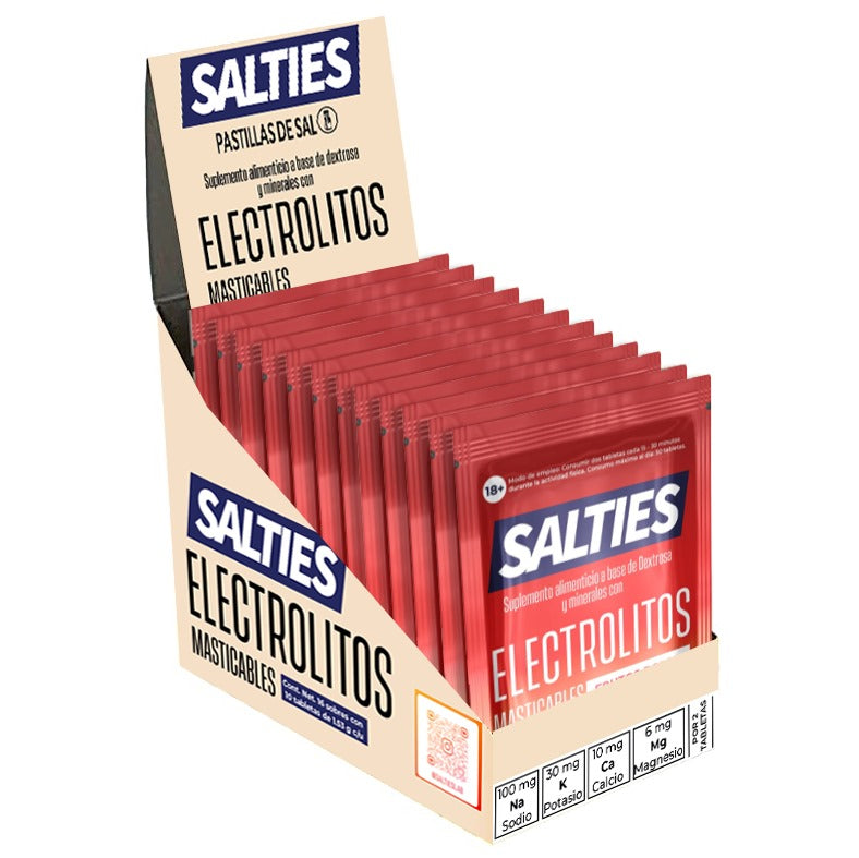 Salties Masticables c/10 c/16 pz FRUTOS ROJOS